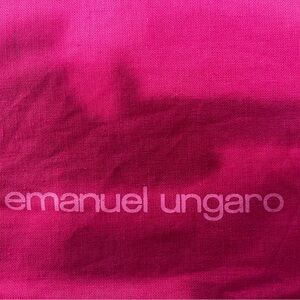 Emanuel Ungaro Vibrant Fuchsia Logo Dust Bag Shoes Bags Travel